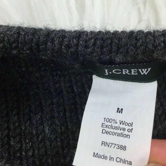 J. Crew Merino Lady Wool Knit Cardigan jacket M - Picture 8 of 8